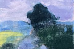 <em>Sky After Rain Study</em>, 8x6 inches, oil on canvas, mounted on board